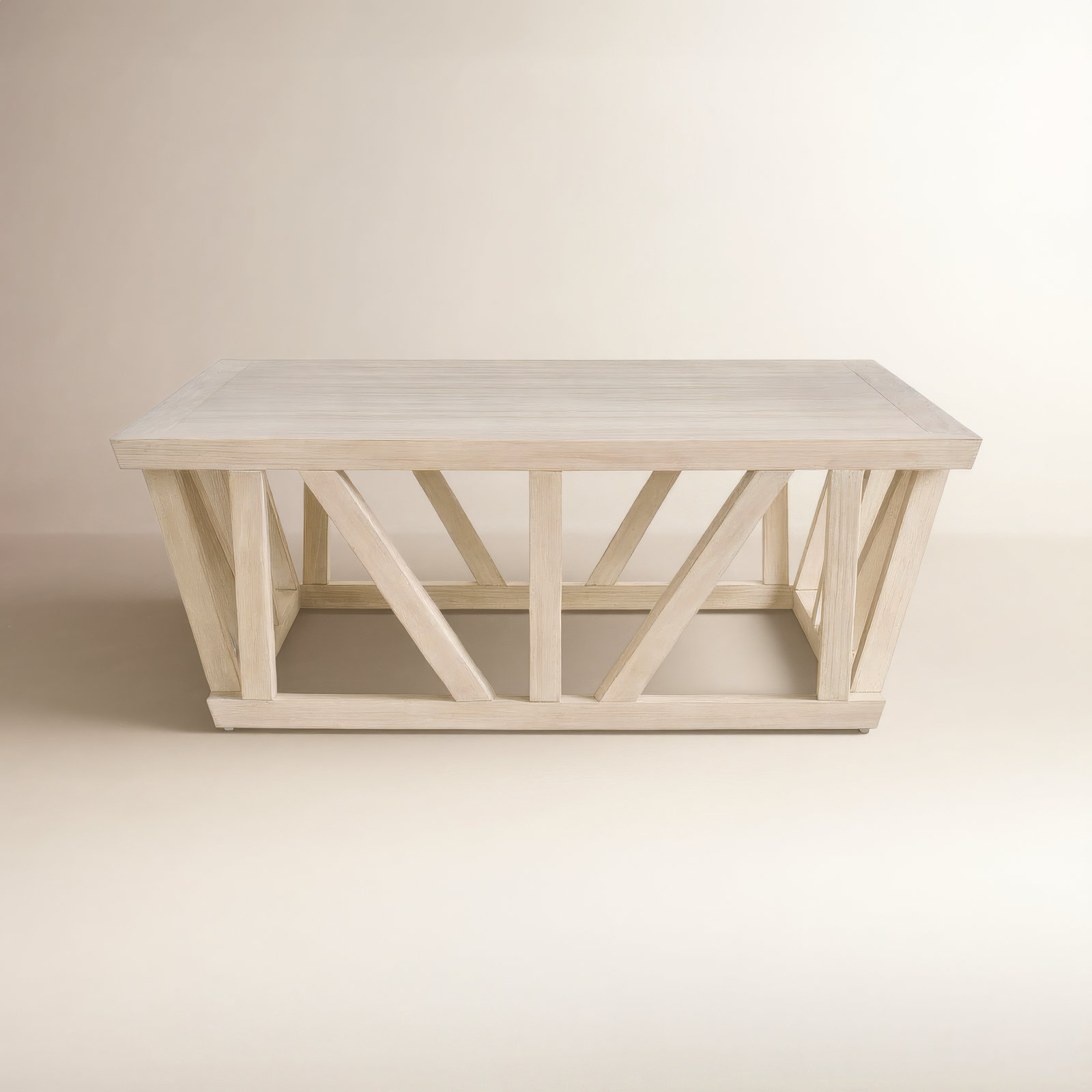 Baxley Single Coffee Table, Ivory