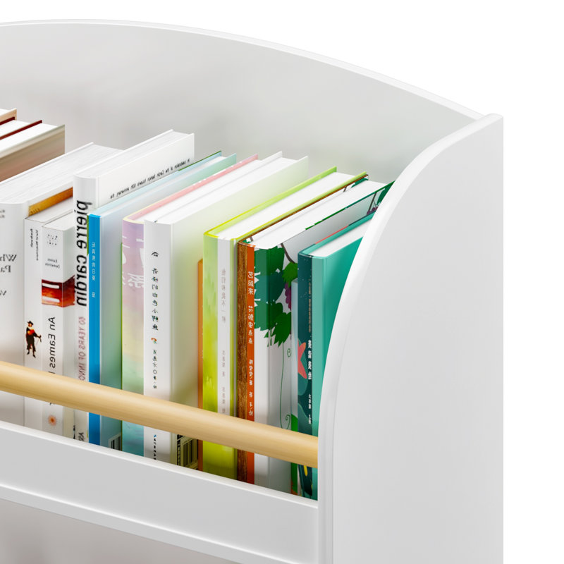 Bibliothèque pour enfants, bibliothèque à 3 niveaux, organisateur de livres, armoire de rangement pour jouets