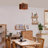 Espiye Paper Semi Flush Mount