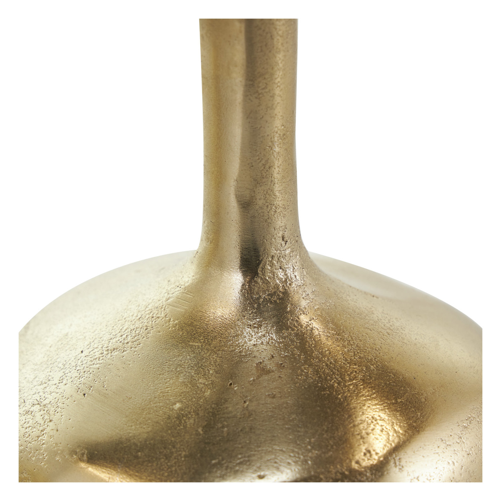 Earthenware Table Vase, Gold