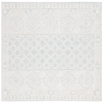 Abstract Hand Tufted Wool Geometric Rug
