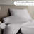 Southshore Fine Linens Southshore Essentials 4-Piece Sheet Set in Grey, Double-Brushed Microfiber Bedding with 14-Inch Deep Pocket, 1 Fitted Sheet, 1 Flat Sheet and 2 Pillowcases, Full-40314996-40317889