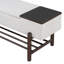 Banc de rangement moderne avec coussin en mousse viscoélastique et pieds en bois d'hévéa-1415453893