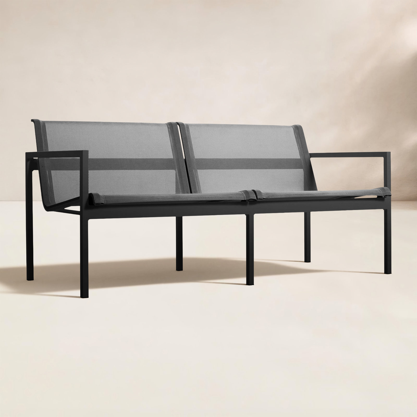 Skiff 56" Patio Loveseat, Carbon