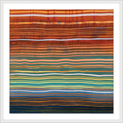 A Linear Arrangement 5 Framed Print