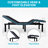 Sterner Zero Gravity Pain Relieving Massaging Adjustable Bed with Wireless Remote, Bluetooth and App-224794337