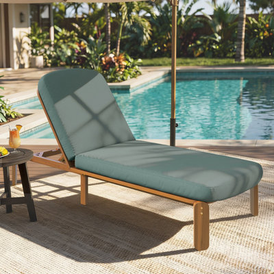 Chaise longue d'extérieur 76,3 po Donnie