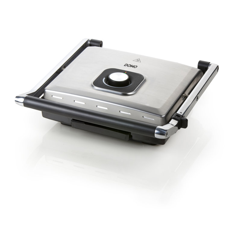 Domo 35.6cm Non Stick Electric Grill & Panini Press with Lid