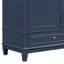 Meuble-lavabo simple 30 po avec lavabo en céramique 30 po, 3 tiroirs, porte à fermeture douce avec tablettes, autoportant