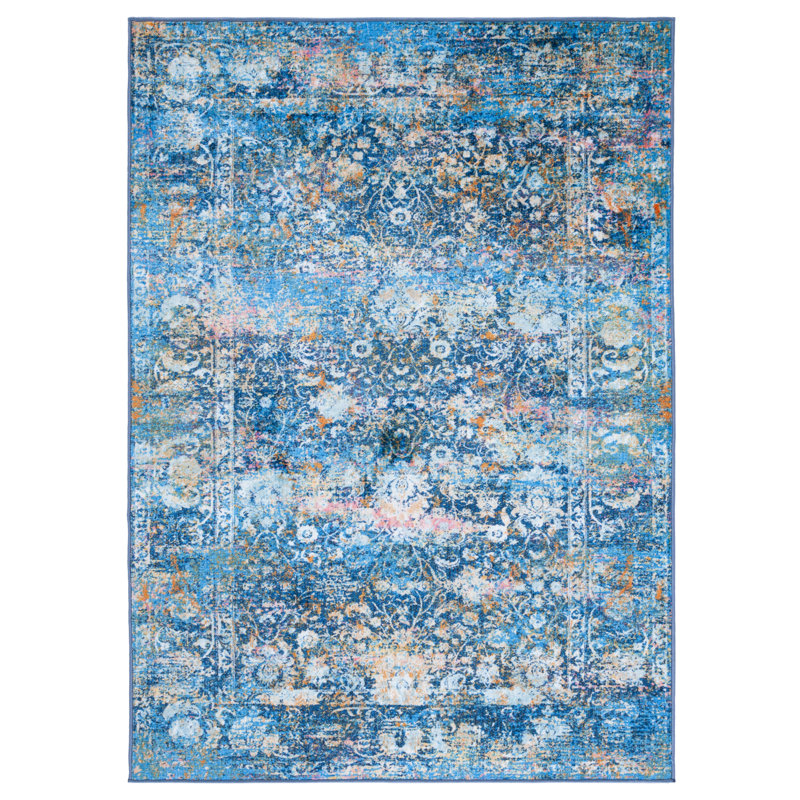 Tapis oriental performance lavable à la machine Staatsburg, Rectangle 5 pi 5 po x 7 pi 7 po