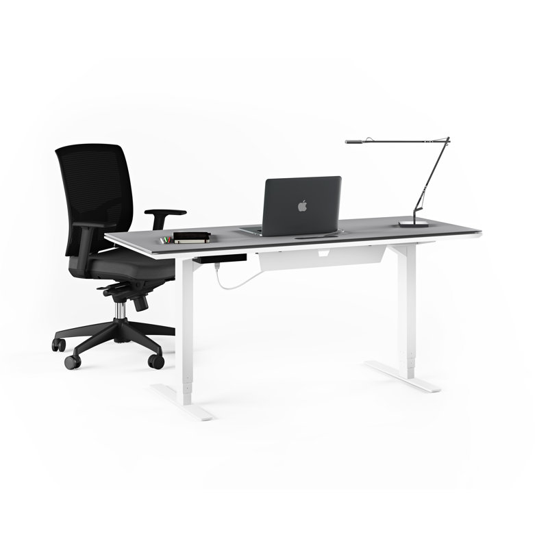 Centro Height Adjustable Computer Desk, 24.75" H x 60" W x 24" D