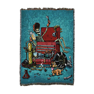 Jeté en coton Pure Country Weavers Garage Life