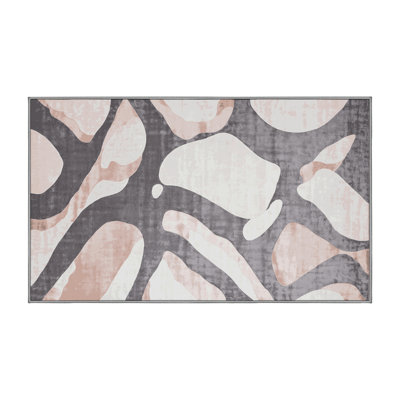 Machine Washable Gray Area Rug