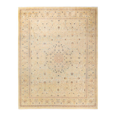 Hayner One-of-a-Kind 8'1" X 10'4" 2000's Wool Area Rug in Ivory