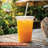 Ecoquality 12Oz Iced Coffee Smoothies Pla Cups With Flat Lids (100)
