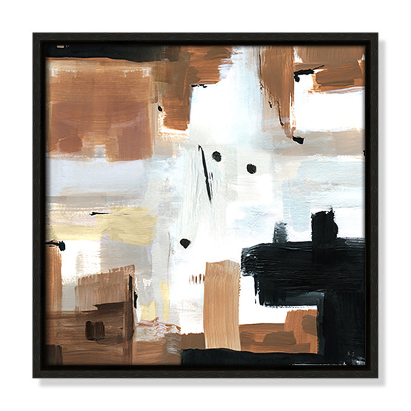 Sentier sinueux par Susan Jill, Espresso, H 13,5 po x l 13,5 po x P 2 po