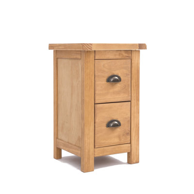 Astrid 35cm W Solid + Manufactured Wood Bedside Table