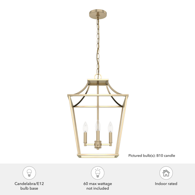Alturas Gold Empire Shape Aluminum Pendant Lamp