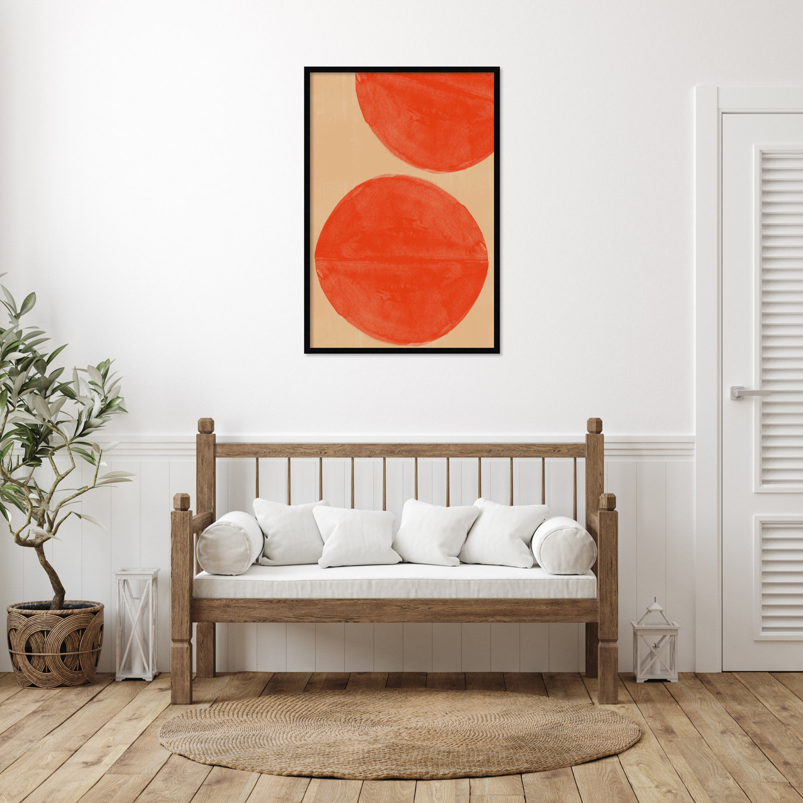 Separation by The MIUUS STUDIO Wood Framed Wall Art Print, 41" H x 28" W, Black