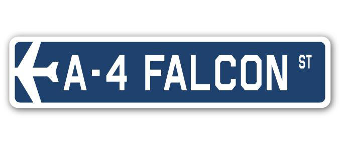 Plaque de rue Angelita A-4 Falcon Air Force, H 4 po x l 18 po x P 1 po