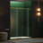 Frameless Single Sliding Shower Door with Soft Close System, 57.5-60" Width x 80"Height with 5/16"(8mm) Clear Tempered Glass-116622603