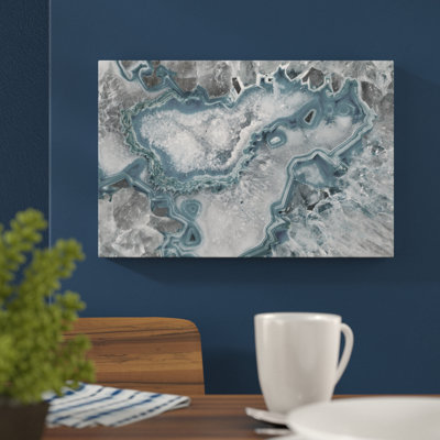 Ice Layers - Wrapped Canvas Print