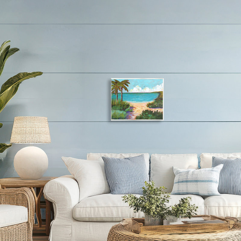 Plaque murale Favorite Beach Cove, design par Christine Reichow