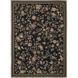 Needlepoint Azm Wool Floral Area Rug