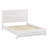 Echo Farmhouse Solid Wood Platform Bed, Distressed Panel Bed Frame, Rustic Country Cottage Style-908802489-908802438