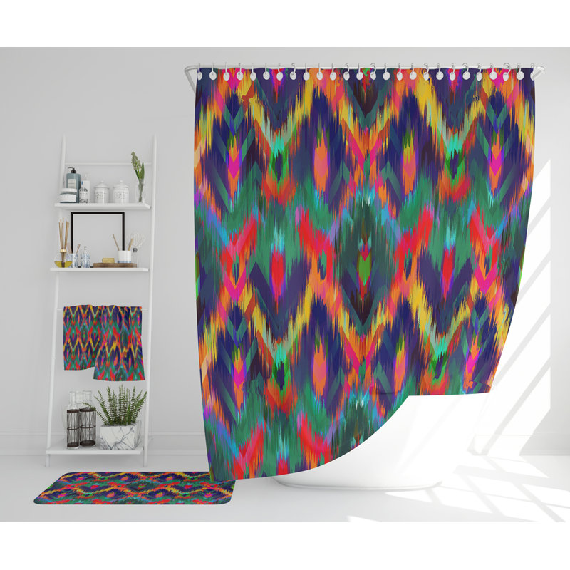 Neval Polyester Shower Curtain Set