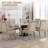 Tufted Upholstered Dining Armchair with Chrome Legs-1678760551