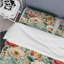 Playful Floral Ivory And Blue Delight - Ensemble de housse de couette à motif floral-1150896202