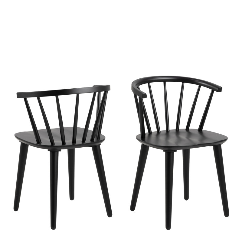 Guenevere 75cm H Side Chair, Black