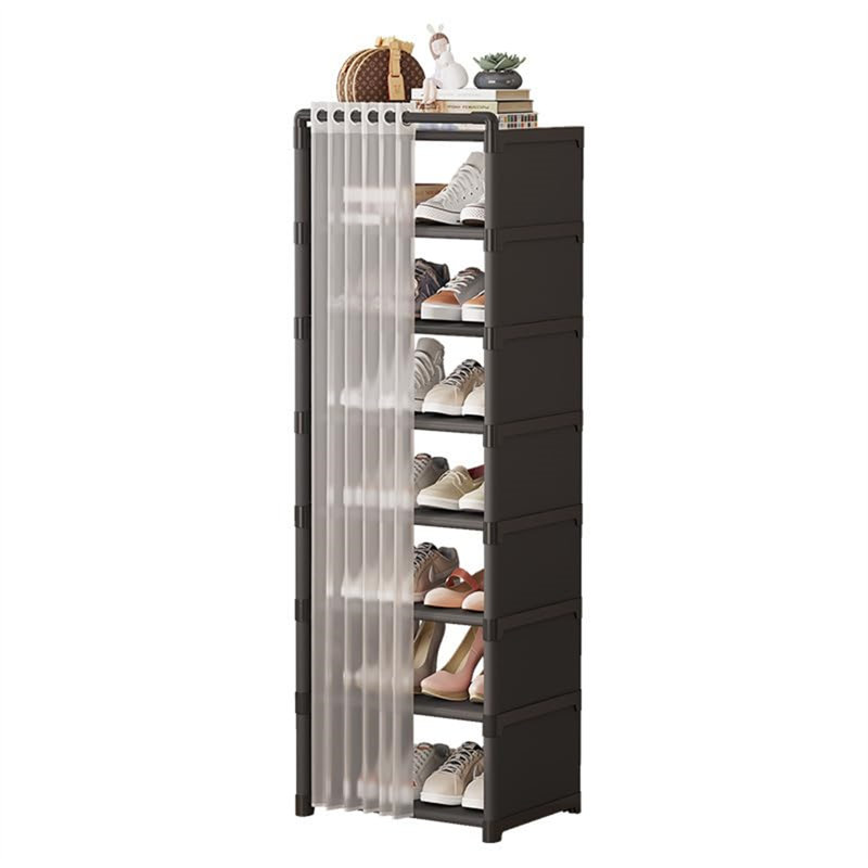 14 Pair Stackable Shoe Rack