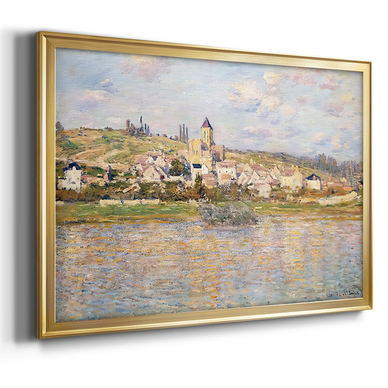 Claude Monet, reproduction d'art sur toile, H 14 po x l 20 po x P 1,5 po, Or