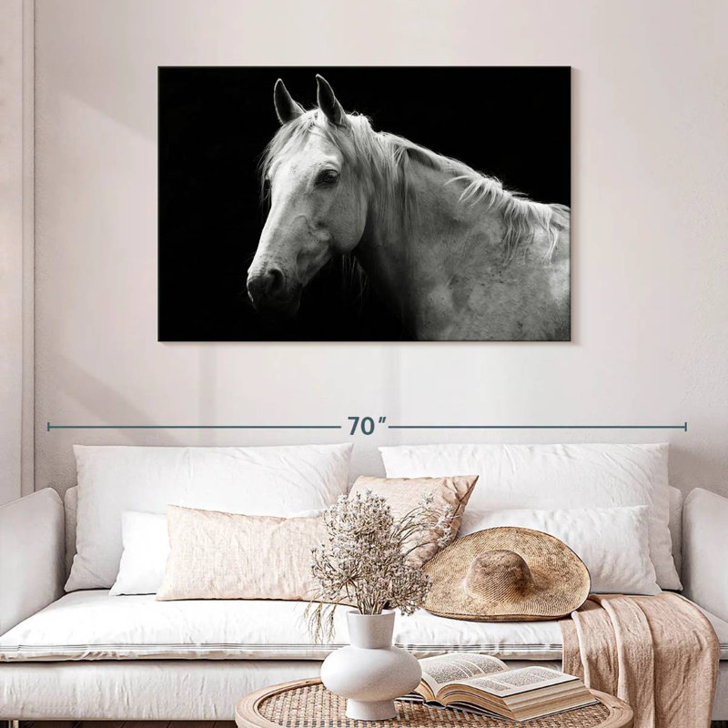 Brampt Horse Headshot, 30" H x 45" W