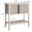 Console 31,5 "avec portes de tiroir coulissantes et tablette de rangement-133631457-133631461-133631459
