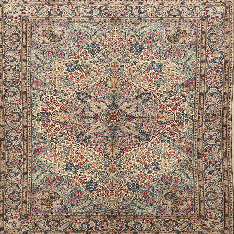 Oriental Indoor Rug, Square 3'