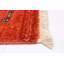 Tapis oriental rouge foncé / brun en laine noué à la main Raedynn 5 pi 1 po x 8 pi 4 po