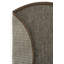 Tapis rond en sisal à bordure méduse en cuir Lopez-106470751