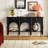 59.06" Brown Rectangular Solid Wood Console Table-105550941-105550940