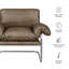 Fauteuil d'appoint en cuir végétalien Ansel-903311493