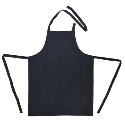 Solid Colour Cotton Bib Apron