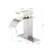 Waterfall Spout Bathroom Faucet, Single Handle Stainless Steel In Brushed Nickel For Function With Advanced Surface Treatment-121767861