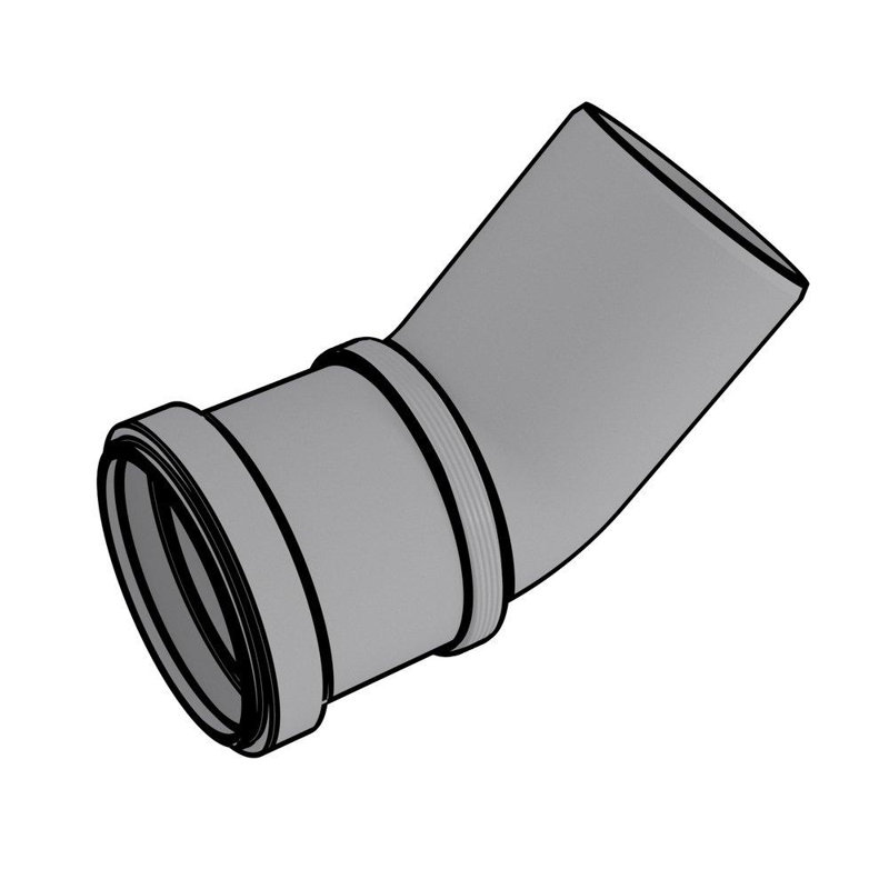 Coude d'évent 90 ° à condensation Rinnai - plastique