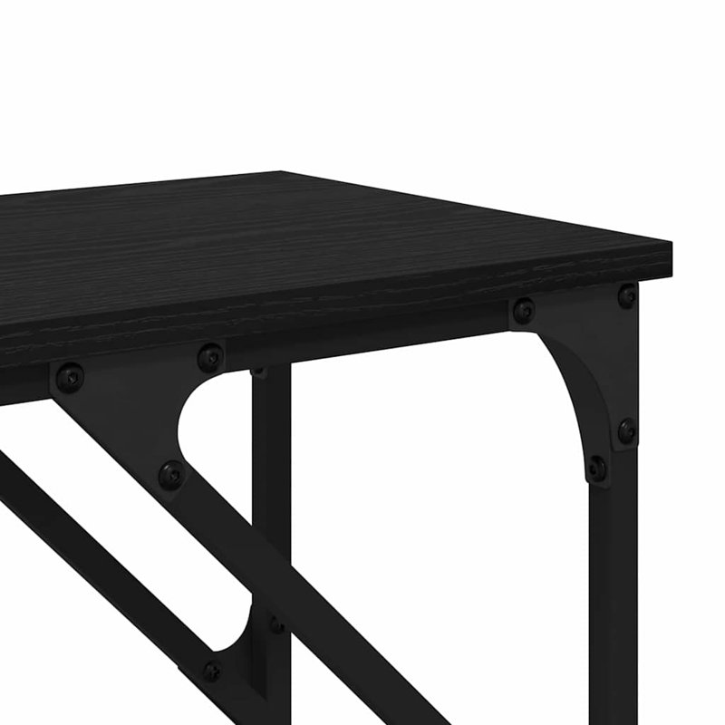 29cm Console Table, Black Oak