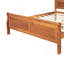 Lit plateforme double en bois avec tête de lit et lattes de bois (chêne)-2112099322-2112099321