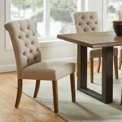 Chaise de salle à manger capitonnée Jurgensen