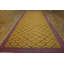 Yellow Gold Color Antique Tribal Geometric Cotton Dhurrie Wide Gallery Rug