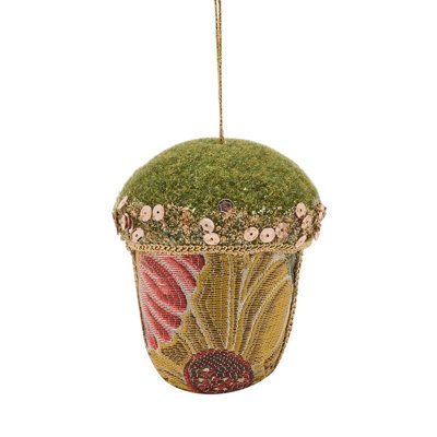 21 cm Vintage Look Polyester Shatterproof Holiday Shaped Ornament